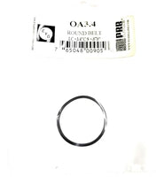 Drive Belt Round Rubber Type for Tape Player Replacement (1PC) OA3.4 EVG/PRB I.C. 3.4" X C/S .070"