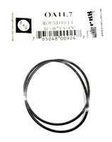 Drive Belt (Round Rubber Type) for Replacement for Tape Player OA11.7 EVG/PRB (1PC) Size I.C. 11.7" X C/S .070" Thickness