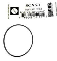 Drive Belt for Tape Player SCX5.1 PRB EVG I.C. 5.1" Square Belt .048" Wall X .048" Thick (1PC)