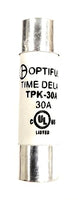 Fuse 30 AMP 500V OPTIFUSE TPK-30A (1PC) EQUIV to FNQ-30 FLQ030 ATQ30 TIME DELAY Fuse UL Listed 1.5 INCH Long