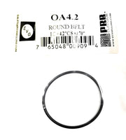 Drive Belt Round Rubber Type for Tape Player Replacement (1PC) OA4.2 EVG/PRB I.C. 4.2" X C/S .070"