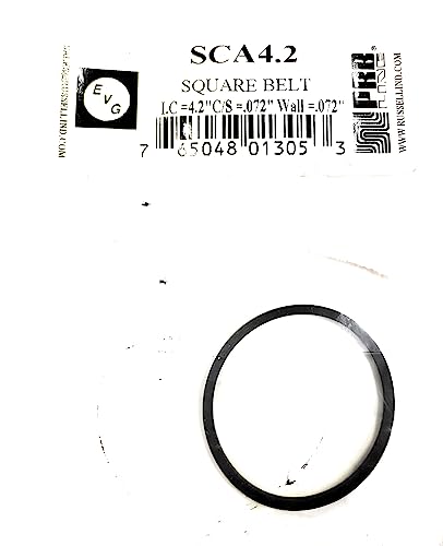 Drive Belt for Tape Players Russell PRB/EVG SCA4.2 Square 4.2 X .072 X .072 INCH (1PC)