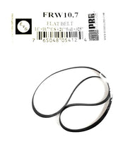 Drive Belt (Flat Rubber Type) Replacement for Tape Player EVG/PRB FRW10.7 (1PC) I.C. 10.7" X C/S .210" X Wall Thickness .025"