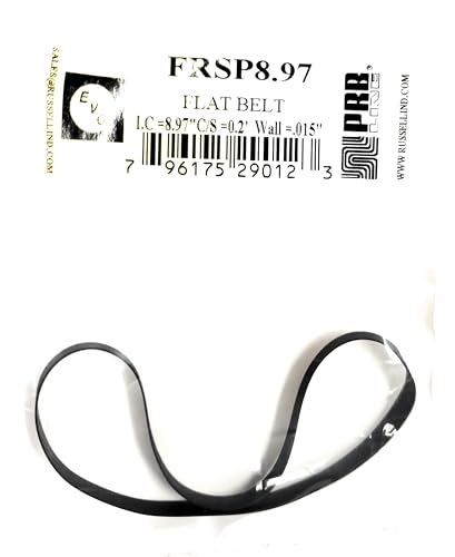 Drive Belt for Tape Players Flat Rubber FRSP8.97 EVG/PRB (1PC) 8.97"I.C. X.2"C/S X .015" Wall