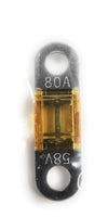 FUSE 80 AMP AUTOMOTIVE TYPE BOLT DOWN MIDA-80A 1.25" CENTER TO CENTER MOUNT HOLES 1/2 INCH WIDE OPTIFUSE MIDA-80A (YELLOW) (1PC)