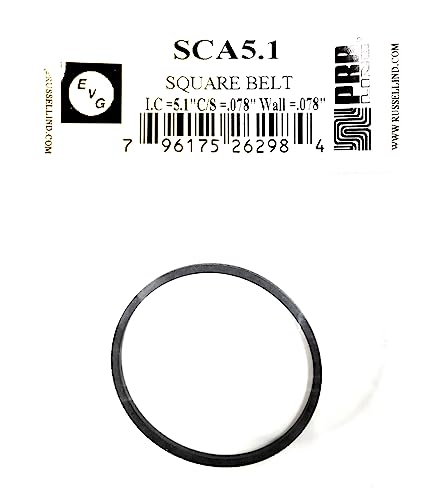 Drive Belt for Tape Players Russell PRB/EVG SCA5.1 Square 5.1 X .078 X .078 INCH (1PC)