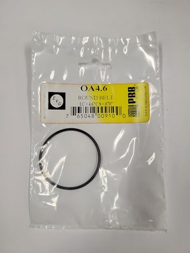 Drive Belt Round Rubber Type Replacement for Tape Player EVG/PRB OA4.6 (1PC) I.C. 4.6" X C/S .070"