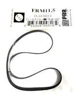 Drive Belt (Flat Rubber Type) Replacement for Tape Player EVG/PRB FRM11.5 (1PC) I.C. 11.5" X C/S .180" X Wall Thickness .031"