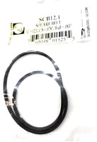 SCB12.1 Rubber Square Belt for Tape Deck OR RECORDERS IC=12.1, C/S=.078, Wall.083, PRB
