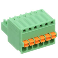1881367, PCB Connector, Female, Push-in 2.5mm 20AWG 160V 4A, 1row 6 Position, FK-MC 0,5/6-ST-2,5