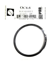 Drive Belt Round Rubber Type for Tape Player Replacement OC6.6 PRB/EVG (1PC) Dimensions I.C. 6.6" X C/S .139