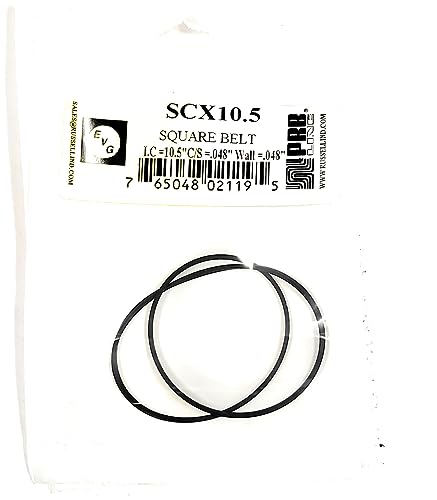 Drive Belt for Tape Player SCX10.5 PRB EVG I.C. 10.5" Square Belt .048" Wall X .048" Thick (1PC)