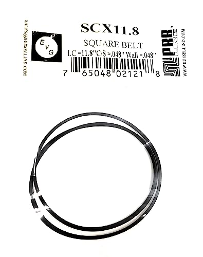 Tape Player Drive Belt, ETC. SCX11.8 Size 11.8" I.C. X .048 X.048 Square Cut Type Belt (1PC)