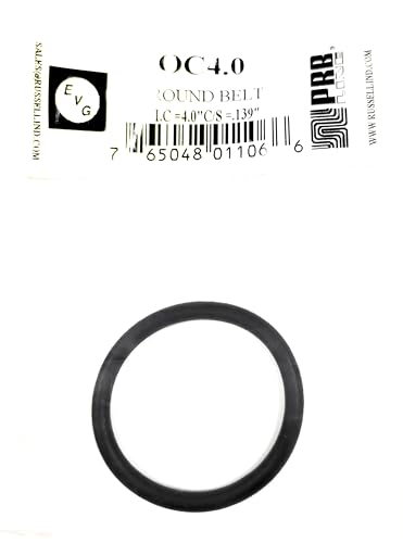Drive Belt Round Rubber Type for Tape Player Replacement (1PC) OC4.0 EVG/PRB I.C. 4.0" X C/S .139"
