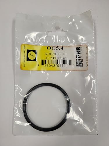 Drive Belt Round Rubber Type Replacement for Tape Player EVG/PRB OC5.4 (1PC) I.C. 5.4" X C/S .139"