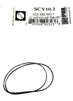 SCY10.2 Drive Belt for Tape Player Square Type 10.2" I.C 031" Wall X .035" C.S. (1PC) PRB EVG