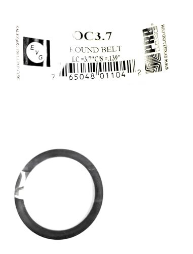 Drive Belt Round Rubber Type for Tape Player Replacement (1PC) OC3.7 EVG/PRB I.C. 3.7" X C/S .139"