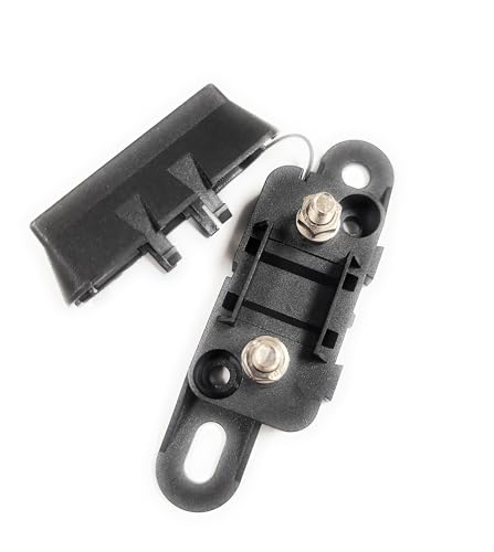 Fuse Holder BLC-06B OPTIFUSE Holds MID M I D Type AUTO FUSES (1 Unit) HAS Cover Studs are (30MM) for Bolt Down FUSES OR 1 3/16" Center to Center Apart Mount Holes 70MM Apart