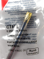 WELLER CT5E8 TIP, SOLDERING IRON, SCREWDRIVER 0.125IN