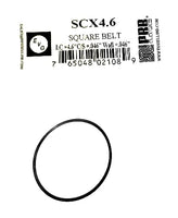 SCX4.6 Drive Belt for Tape Player Square Type 4.6" I.C 046" Wall X .046" C.S. (1PC) PRB EVG