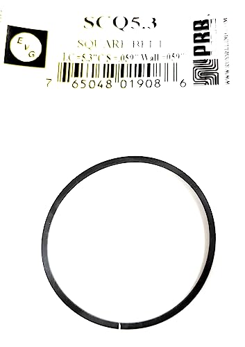 Drive Belt for Tape Players Russell PRB/EVG SCQ5.3 Square 5.3 X .059 X .059 INCH (1PC)