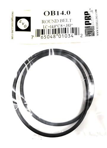 Drive Belt (Rubber Round Type) EVG/PRB OB14.0 I.C. 14.0" X C/S .103" Thick (1PC) for Tape Player Replacement