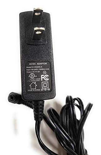 RH-050200US 5VDC 2AMP Regulated Power Supply 125VAC Plug in 2.1MM X 5.5MM DC Output Plug Right Angle (Positive Center) (1PC)