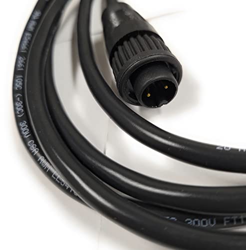 Switchcraft Cable 2 Conductor Weatherproof CA62802P07990 6FT Male PINS