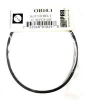 Drive Belt (Rubber Round Type) EVG/PRB OB10.1 I.C. 10.1" X C/S .103" Thick (1PC) for Tape Player Replacement