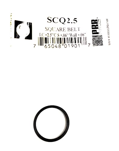 Drive Belt for Tape Players Russell PRB/EVG SCQ2.5 Square 2.5 X .059 X .059 INCH (1PC)