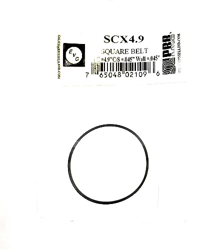 Drive Belt for Tape Player SCX4.9 PRB EVG I.C. 4.9" Square Belt .045" Wall X .045" Thick (1PC)