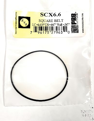 Drive Belt for Tape Player SCX6.6 PRB EVG I.C. 6.6" Square Belt .047" Wall X .047" Thick (1PC)