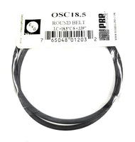 Drive Belt (Rubber Round Type) for Tape Player Replacement EVG/PRB (1PC) OSC18.5 18.5" I.C X .139" C/S Diameter