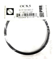 OC8.5, Replacement Drive Belt for Tape Player Black Round Rubber Belt, I.C=8.5", C/S=.139"