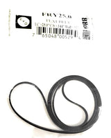 FRY25.0, Black Rubber Belt, for Turntable and Tape Player Replacement, PRB/EVG (1PC) I.C=25.0", C/S=.144", Wall=.033"