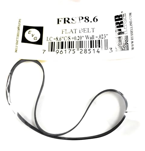 Drive Belt for Tape Players Flat Rubber FRSP8.6 EVG/PRB (1PC) 8.6"I.C. X .20"C/S X .023" Wall