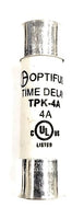 Fuse 4 AMP 500V OPTIFUSE TPK-4A (1PC) EQUIV to FNQ-4 FLQ004 ATQ4 TIME DELAY Fuse UL Listed 1.5 INCH Long