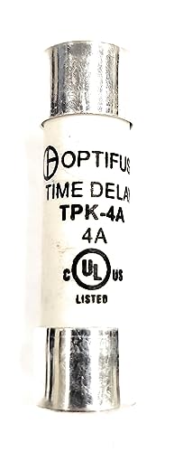 Fuse 4 AMP 500V OPTIFUSE TPK-4A (1PC) EQUIV to FNQ-4 FLQ004 ATQ4 TIME DELAY Fuse UL Listed 1.5 INCH Long
