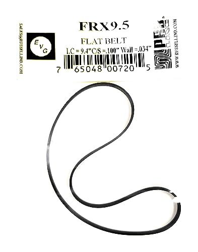 FRX9.5 Drive Belt for Tape Player (1PC) I.C. 9.5 INCH C/S .10 X Wall .034 INCH PRB EVG Flat Type