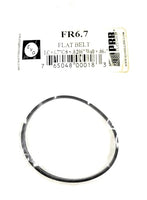 Drive Belt for Tape Player Replacement Flat Rubber FR6.7 PRB/EVG I.C. 6.7" X C/S .206" X Wall .061" (1PC)