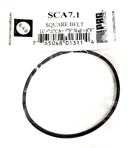 Drive Belt for Tape Players Russell PRB/EVG SCA7.1 Square 7.1 X .075 X .075 INCH (1PC)