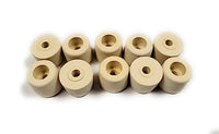 MOUNTING Foot 10PCS White 1/2 INCH Height X .6 INCH O.D. X .3 INCH Inner Hole FITS # 6 Screw 1073-0114