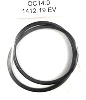Drive Belt (Round Rubber Type) for Replacement for Tape Player OC14.0 EVG/PRB (1PC) Size I.C. 14.0" X C/S .139" Thickness