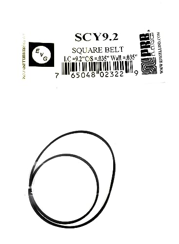SCY9.2 Drive Belt for Tape Player Square Type 9.2" I.C 039" Wall X .039" C.S. (1PC) PRB EVG