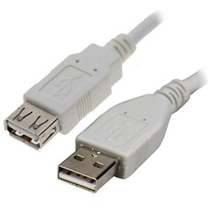 CUB-EXT-06 Universal Cable 6ft. USB 2.0 Type A male to Type A female shielded extension cable