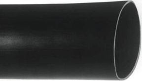 ALPHA WIRE FIT-221-1 BK105 HEAT SHRINK TUBING, 25.4MM ID, PO, BLK, 20FT, PK5