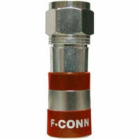 ICM FS59UR rg59 universal f connector red