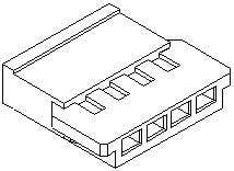 MOLEX 51005-0200 WIRE-BOARD CONNECTOR, RECEPTACLE, 2 POSITION, 2MM (100 pieces)