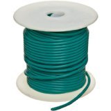 24M-100-GREEN 24AWG MIL-W-76D TYPE MW GREEN STRANDED (7X32) HOOKUP WIRE 100 FT ROLL 1000V 80C