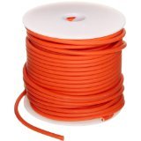 22M-100-ORANGE 22AWG MILW76D TYPE MW ORANGE STRANDED (7X30) HOOKUP WIRE 100 FOOT ROLL 1000V 80C